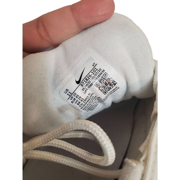 Nike Men's White Air Max 97 Lace-Up Casual Athletic Sneaker Shoes Size 11 - Picture 6 of 12